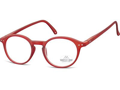 Ochelari gata Montana HMR65C +1.50, Red, 49-20-14 din acetat, femei, rotund + husa