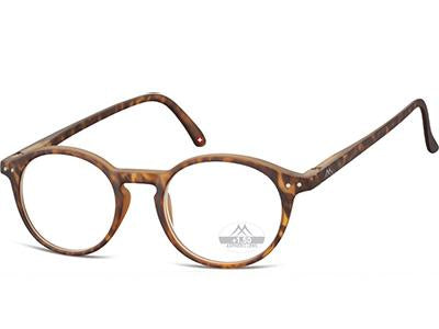 Ochelari gata Montana HMR65A +2.00, Turtle, 49-20-145 din acetat, femei, rotund + husa