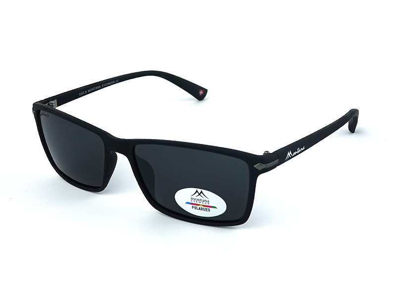 Солнцезащитные очки Montana MP51G 57-17-140, ацетат, унисекс, прямоугольные, синие + мягкая обложка