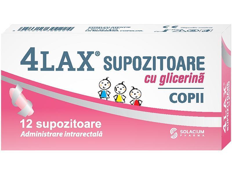 4Lax sup.rect. cu glicerina copii