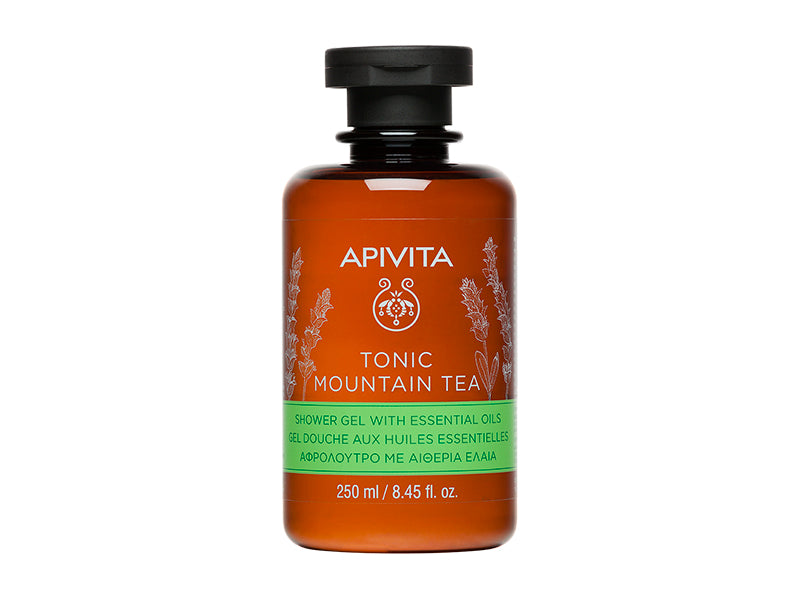 Гель для душа Apivita Mountain Tea с эфирными маслами 250мл