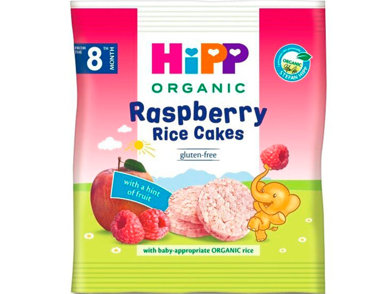 Hipp 3556 Prajituri de orez cu zmeura ( 8 luni ) 30 g