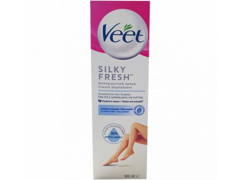 Veet Crema depilatoare pentru piele normala Silky Fresh 100ml