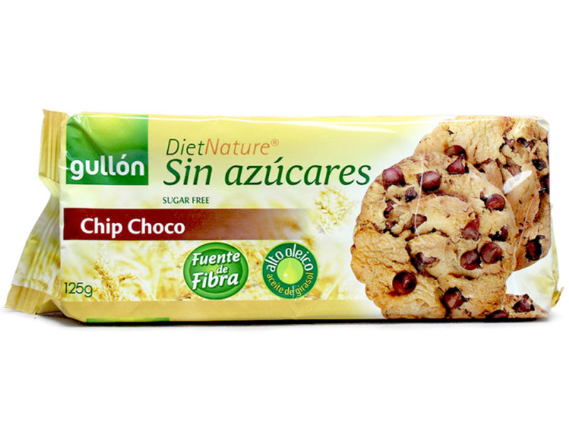Gullon biscuti Chip Choco Diet Nature fara zahar 125g