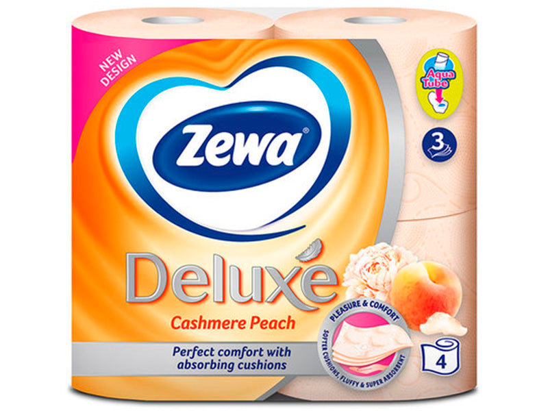 Zewa Deluxe hirtie igienica Cashmere Peach 3 str. N4