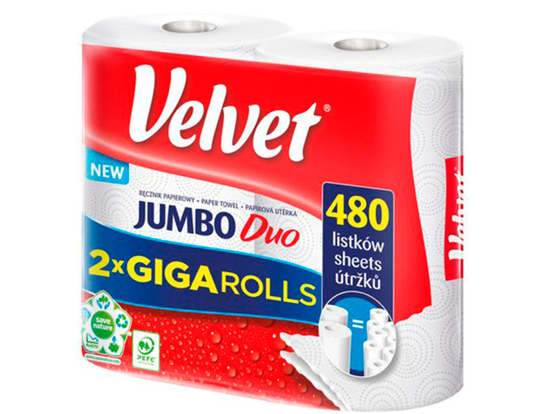 Velvet prosoape de hirtie Jumbo Duo 2str. N2