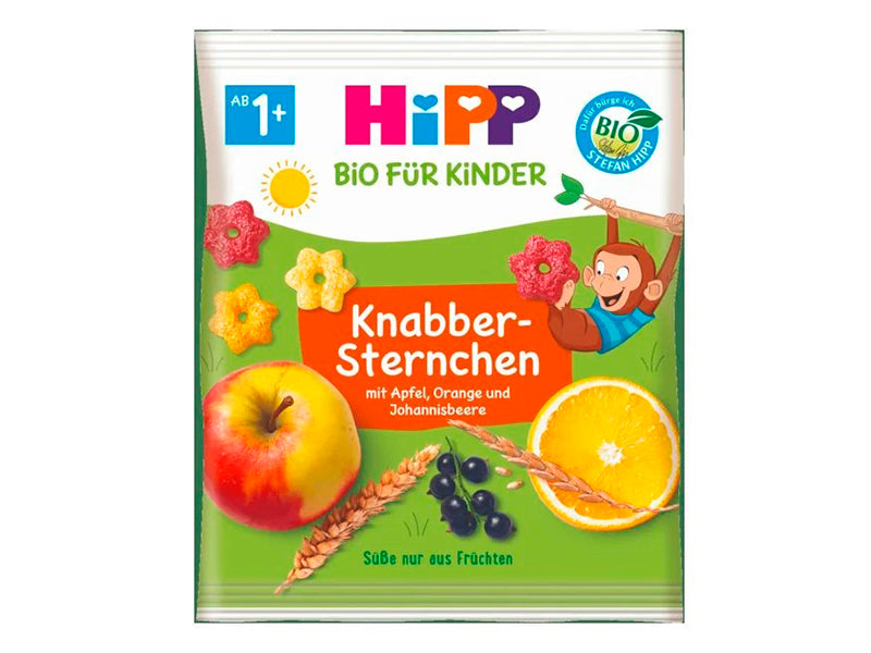 Hipp 82015 Хрустящие звездочки с фруктами (1-3 года) 30 г