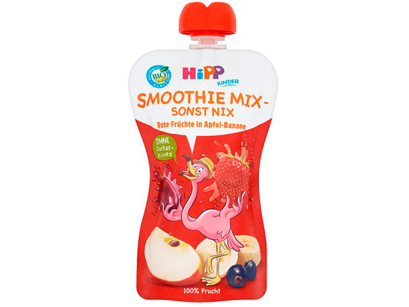 Hipp 84000 SMOOTHiE Fructe rosii cu mar, banana 120 ml