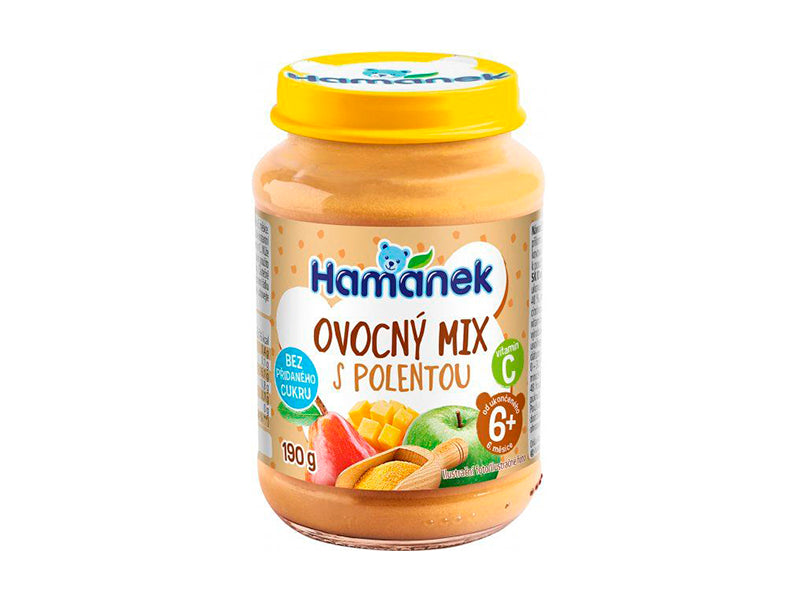 Hamanioc Pireu mix de fructe-cartof dulce-mei 190g