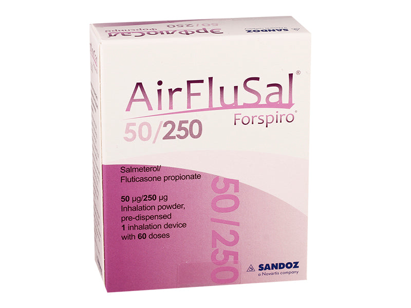AirFluSal® Forspiro® pulb. de inhalat 50mcg/250mcg/doza 60 doze
