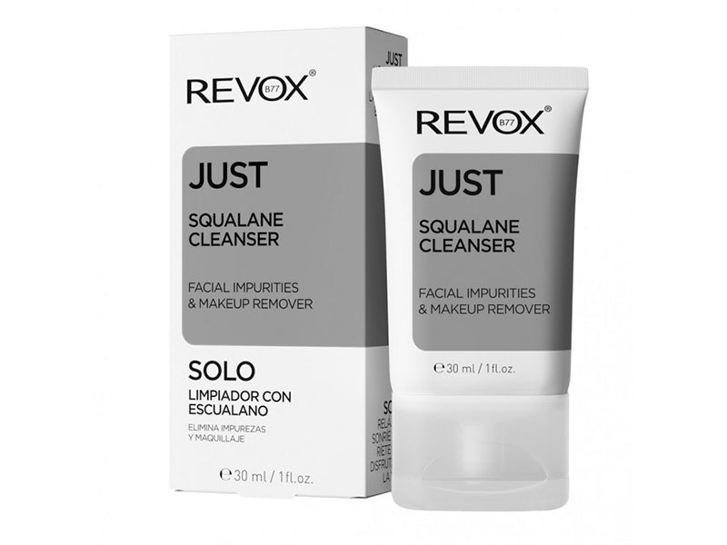 REVOX Just Squalane Очищающее средство для лица с легкой текстурой 30мл