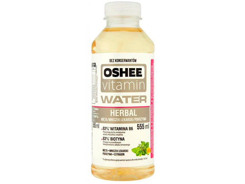 Oshee Detox вода витаминизированная с травами 555мл