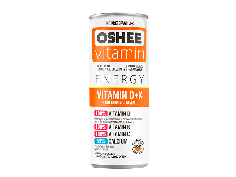 Oshee Vitamin Energy Vitamine D+K menta/lime/lamaie 250ml