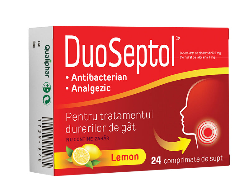 DuoSeptol Lemon 5mg/1mg comp. pt gat