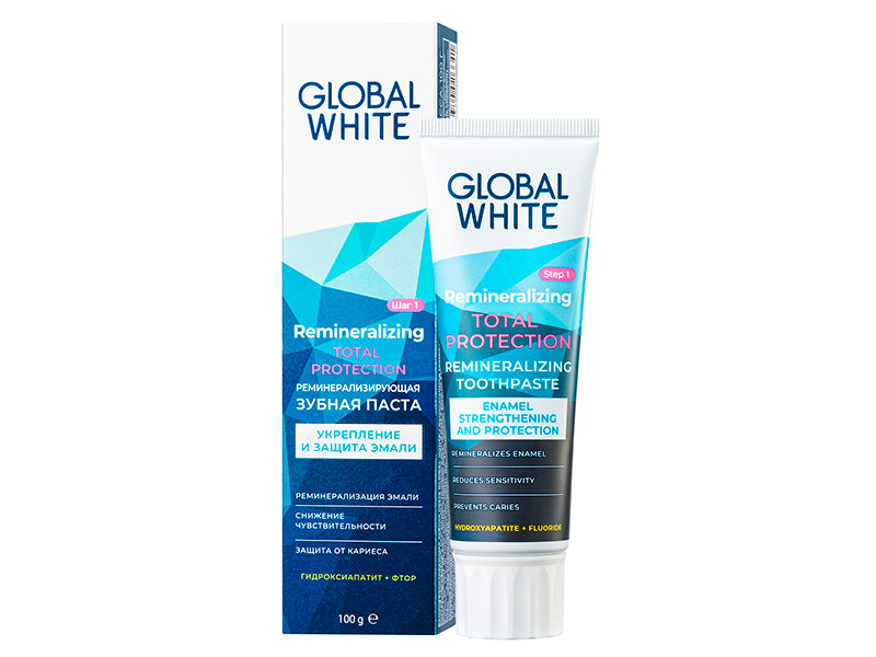 Зубная паста Global White Реминерализирующая 100г