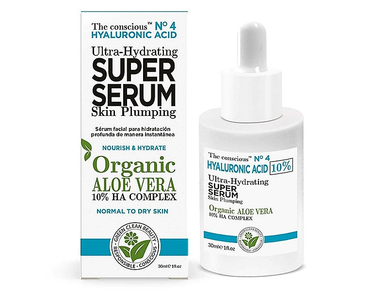 The conscious Ser Acid Hialuronic ultra-hidratant cu Aloe Vera organica 30ml