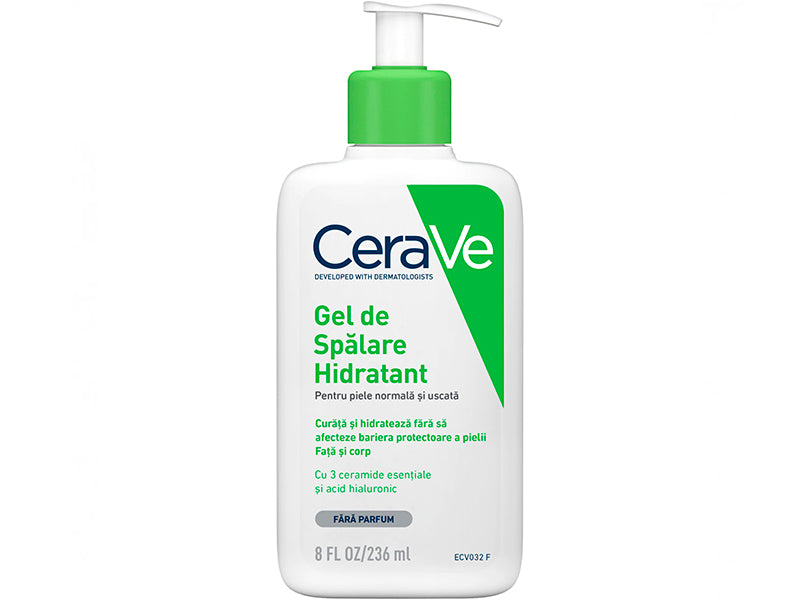 CeraVe Увлажняющий гель для умывания нормальной сухой кожи 236мл