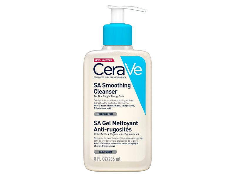 CeraVe SA Очищающий гель для грубой сухой кожи с шероховатостью 236мл