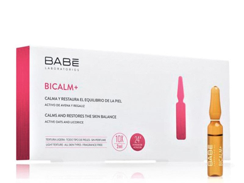 BABE Bicalm+ Успокаивающий раствор для кожи 10 ампул по 2 мл
