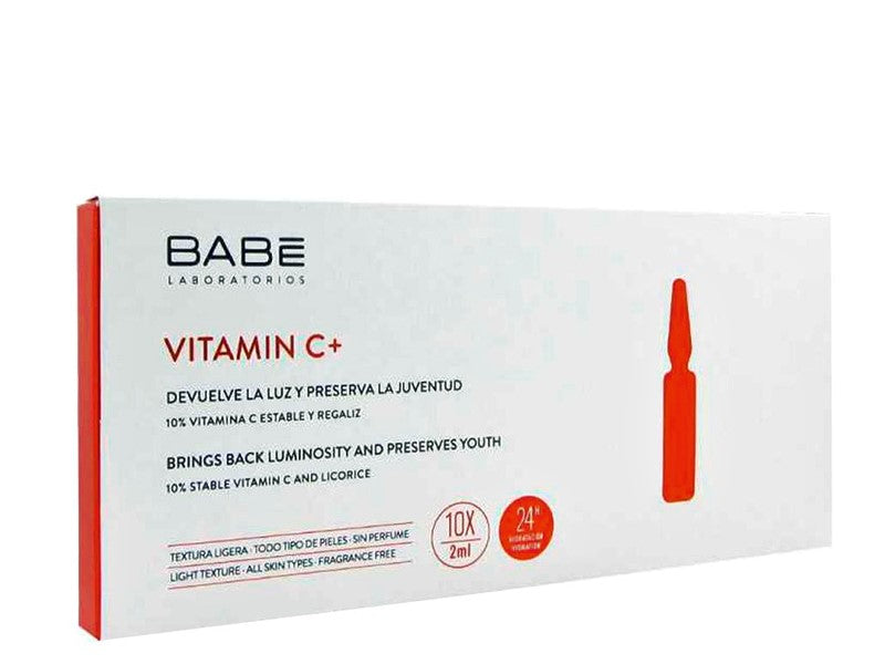 BABE Vitamina C + Solutie hranitoare pentru piele 10 fiole x 2ml